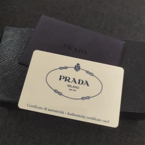 prada fake fur bag|prada authenticity card.